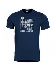Koszulka T-Shirt Pentagon Ageron "Build Your Gear" - Midnight Blue