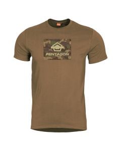 Koszulka T-Shirt Pentagon Ageron "Spot Camo" - Coyote
