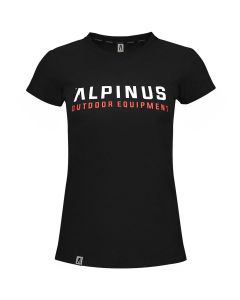 Koszulka T-Shirt damska Alpinus Chiavenna - czarna