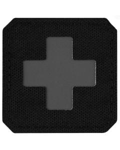 Naszywka medyczna M-Tac Medic Cross Laser Cut - Black/Grey