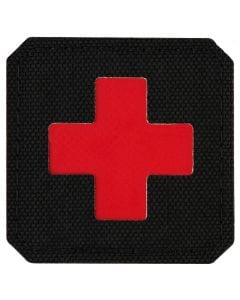 Naszywka medyczna M-Tac Medic Cross Laser Cut - Black/Red