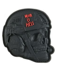 Naszywka M-Tac War is Hell 3D PVC Black