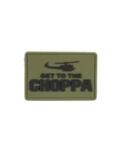 Naszywka 3D - Get to the Choppa Olive