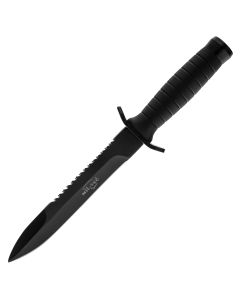 Nóż Mil-Tec Combat z piłą - Black