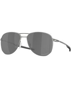 Okulary przeciwsłoneczne Oakley Contrail TI - Satin Chrome Prizm Black Polarized