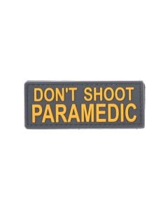Naszywka 3D - Don't Shoot Paramedic - żółta