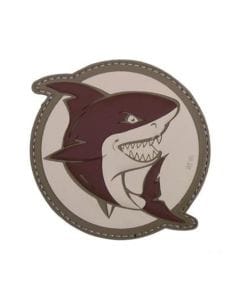 Naszywka 101 Inc. Attacking Shark 3D PVC - Brown