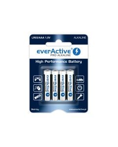 Bateria alkaliczna EverActive LR03 AAA Pro Alkaline 1250 mAh blister - 4 szt.