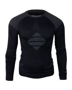 Koszulka termoaktywna Bergson Apex D/R - Black