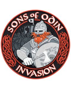 Naszywka M-Tac Sons of Odin 3D PVC - Red/Black