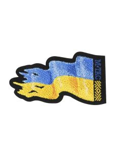 Naszywka M-Tac flaga Ukrainy lewa - Black