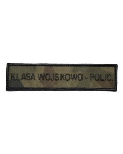Emblemat na kurtkę "KLASA WOJSKOWO-POLICYJNA"