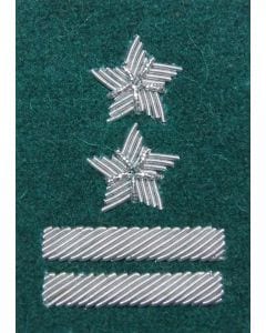 Військове звання на берет Війська Польського зелений вишивка канителлю – підполковник