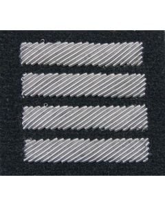 Stopień na beret WP (czarny / haft bajorkiem) - plutonowy