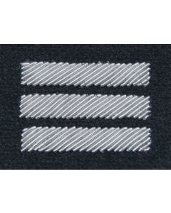 Stopień na beret WP (czarny / haft bajorkiem) - starszy kapral