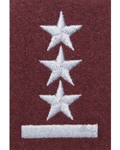 Stopień na beret WP bordowy - porucznik
