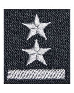 Військове звання на пілотку сталевого кольору - підпоручник 