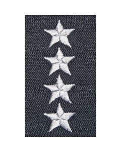 Військове звання на пілотку сталевого кольору - старший хорунжий
