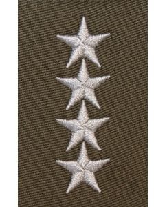 Військове звання на пілотку кольору хакі – старший штабний хорунжий