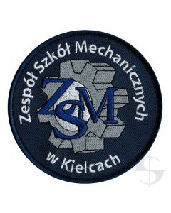 Emblemat naramienny szkolny "ZSM Kielce" 