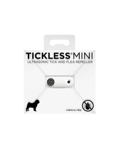 Ultradźwiękowy odstraszacz kleszczy TickLess Mini dla zwierząt - biały