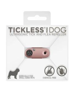 Ultradźwiękowy odstraszacz kleszczy TickLess Mini dla zwierząt - różowy
