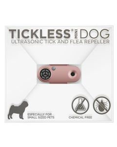 Ultradźwiękowy odstraszacz kleszczy TickLess Mini dla zwierząt - Różowy