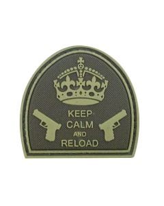 Патч "Keep Calm And Reload" - Tan