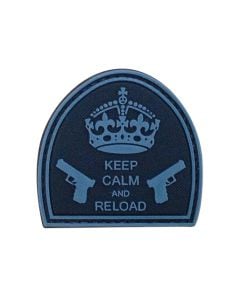 Нашивка Keep Calm And Reload - Black