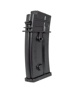 Magazynek ASG Hi-cap Specna Arms do replik G36 - Czarny mat