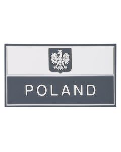 Emblemat velcro Direct Action Polish Large Banner Patch - Grey 