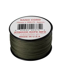 Linka Atwood Rope MFG Nano Cord 91 m - Olive Drab 
