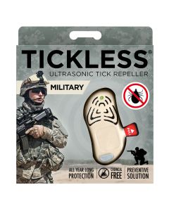 Ultradźwiękowy odstraszacz kleszczy TickLess dla ludzi - military beige
