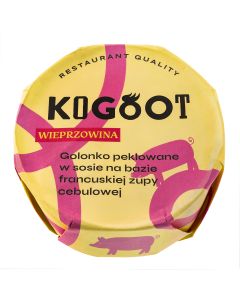 Żywność konserwowana Kogoot - Golonko peklowane w sosie na bazie francuskiej zupy cebulowej 300 g