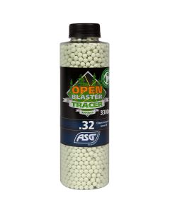 Kulki biodegradowalne ASG Open Blaster Tracer 0,32 g 3300 szt. - Green 