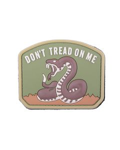 Naszywka 3D GFC Tactical Don't Tread On Me - coyote brown