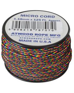 Linka Atwood Rope MFG Micro Cord 38 m - Dark Stripes 