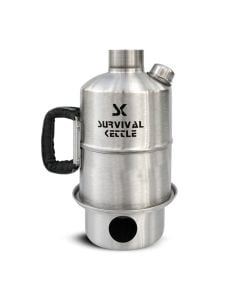 Czajnik turystyczny Survival Kettle Silver Steel - 1,2l