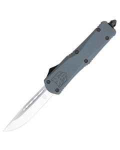 Nóż sprężynowy CobraTec FS-3 Large Drop-Point - Grey