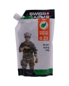 Kulki ASG biodegradowalne Swiss Arms Bio 0,23 g - 1 kg 