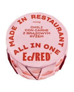 Żywność konserwowana Ed Red - chili con carne z brązowym ryżem 400 g