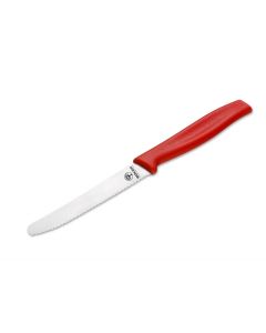 Nóż kuchenny Boker Red - ząbkowany z zaokrąglonym czubkiem