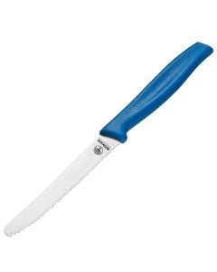 Nóż kuchenny Boker Blue - ząbkowany z zaokrąglonym czubkiem