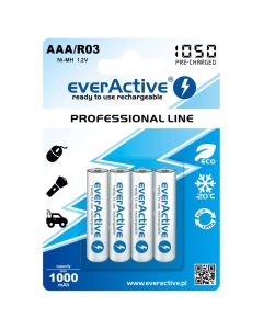 Akumulatory EverActive R03/AAA 1000 mAh 4 szt.