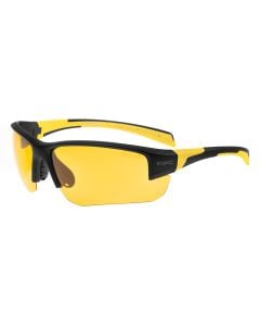 Okulary przeciwsłoneczne OPC San Salvo Blk Mat Yellow z polaryzacją