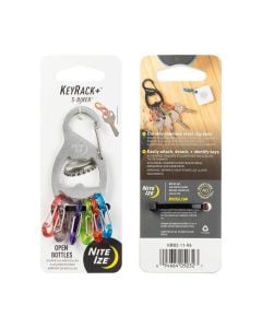 Brelok Nite Ize KeyRack+ S-Biner Silver - KRB2-11-R6