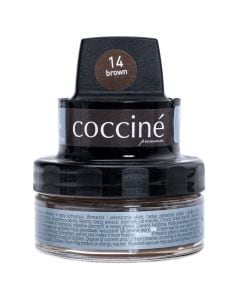Wosk do skór licowych Coccine Nano Wax 50 ml - Brązowy