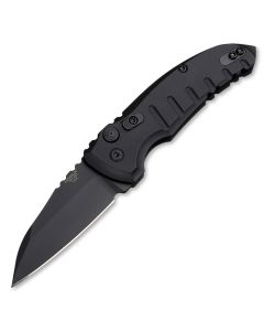 Nóż sprężynowy Hogue A01 Microswitch Wharncliffe All Black