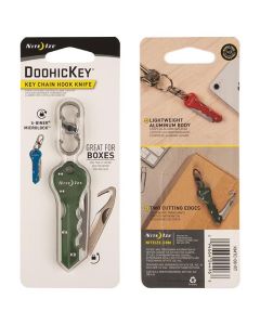 Nóż Nite Ize DoohicKey Key Chain Hook Knife - Olive 
