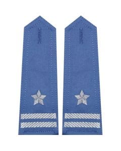 Pagony niebieskie do koszuli Służby Więziennej - major - haft